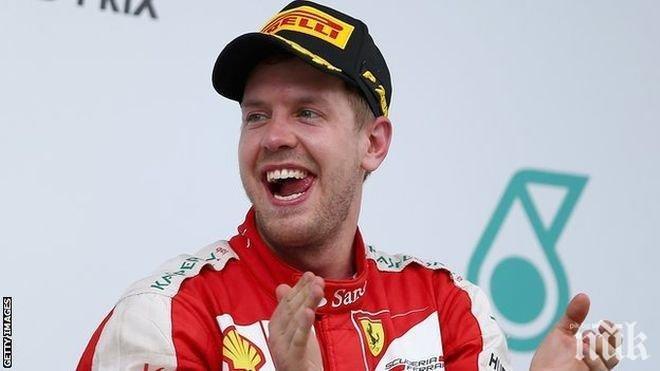 Себастиан Фетел най-бърз в третата тренировка преди Гран При на Бахрейн