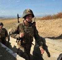 Азербайджан заяви, че арменските военни извършват обстрел в Нагорни Карабах