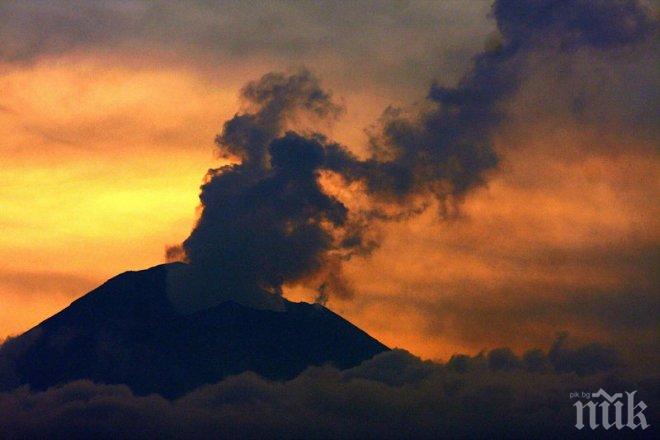Вулканът Попокатепетъл се активизира