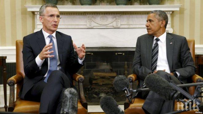 Обама и Столтенберг обсъдиха възможността за операция срещу Ислямска държава в Либия 