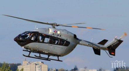 албански военен хеликоптер падна шкодренското езеро