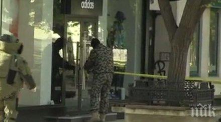 пик отцепиха главната улица русе заради съмнителни кашони