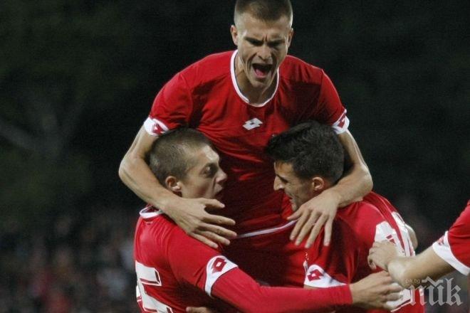 ЦСКА поведе още в началото на мача в Стара Загора