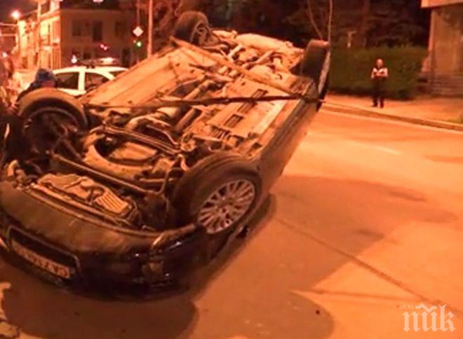 ПИК TV: Пияна шофьорка помля ремонтиран автомобил и паркира по таван