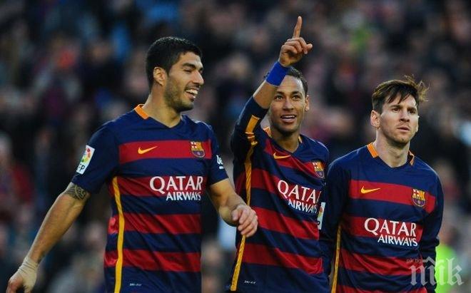 Десетима от Атлетико не издържаха срещу Барса (видео)