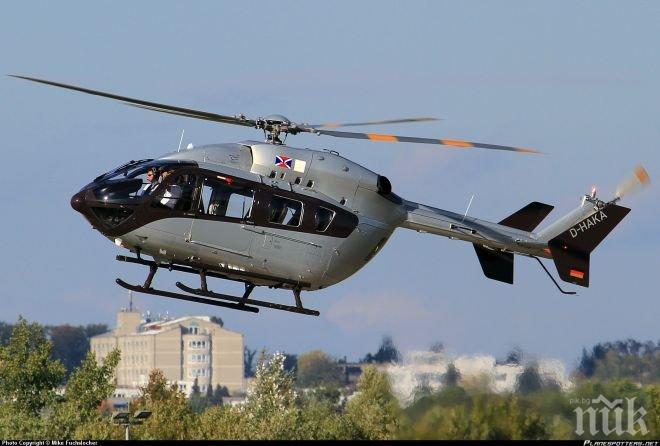 Албански военен хеликоптер падна в Шкодренското езеро