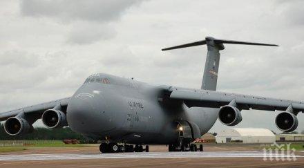 американски военно транспортен самолет извършил аварийно кацане румъния