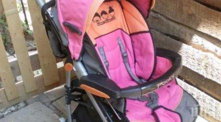 трагедия бебе падна количката счупи черепа