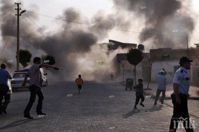 Най-малко двама души са ранени в турския град Килис при артилерийски обстрел от Сирия
