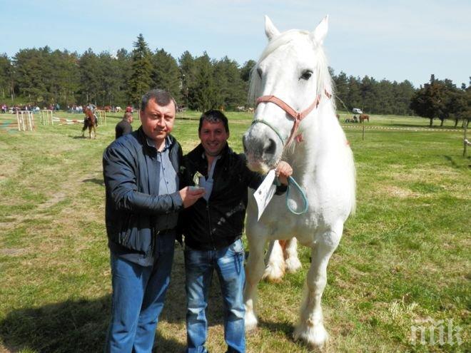 Младен Огнянов показа най-красивия кон на Старостилен Тодоровден в Павликени