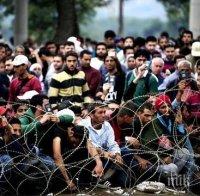 Става страшно! Близо 700 мигранти, скандиращи 