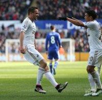 Суонзи сложи край на серията на Хидинк с историческа победа над Челси (видео)