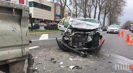 две верижни катастрофи затапиха пловдив