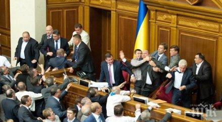 сигнал бомба опразни украинския парламент