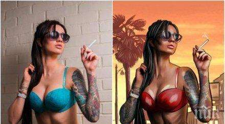 снимките мадами попадат ръцете боговете фотошопа