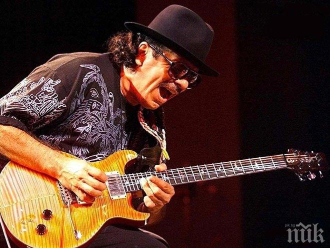 Карлос Сантана припадна на сцената по време на концерт