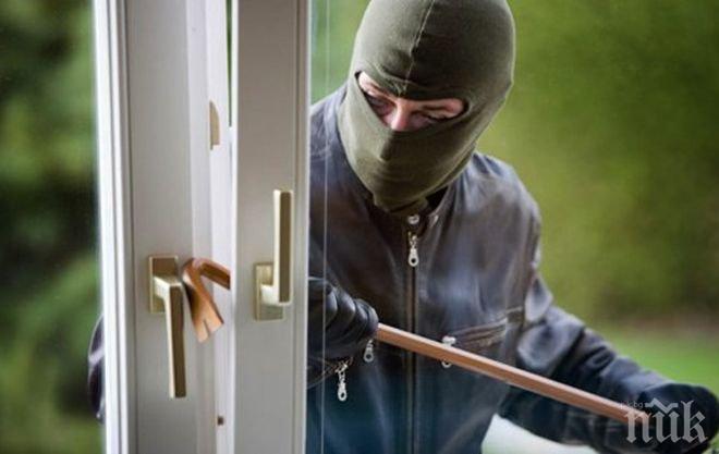 Гладен бандит обра Обреден дом със... счупена ножица 