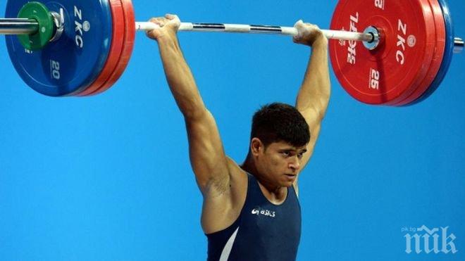 Божидар Андреев на косъм от медалите на еврошампионата по щанги