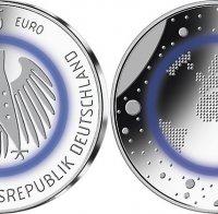 Германия пусна в обращение монети от пет евро
