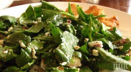 пик час пик жена откри буца кал салата спанак столичен ресторант