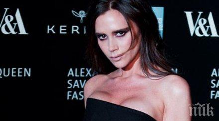 виктория бекъм пуска колекция грим estee lauder