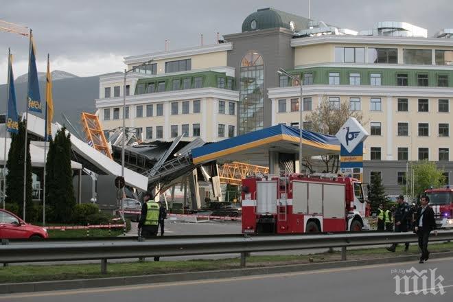 Имало изтичане на пропан-бутан след падането на крана в София, експлозията се разминала по чудо