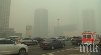 Силно заплашен въздух дишат в шест града на страната