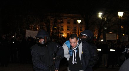 вижте кадри бунта парламента