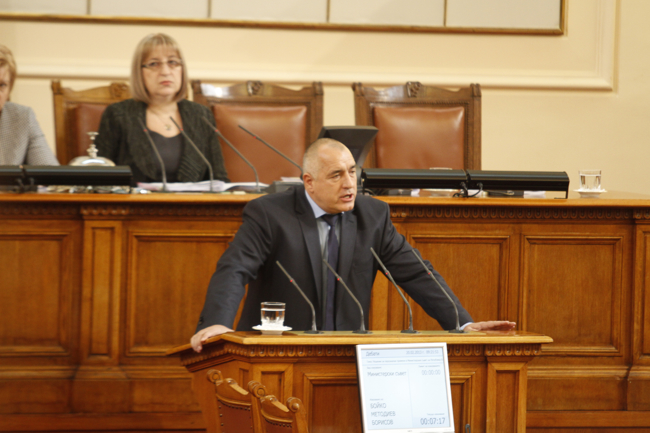 Бойко: ГЕРБ няма да участва в служебно правителство!
