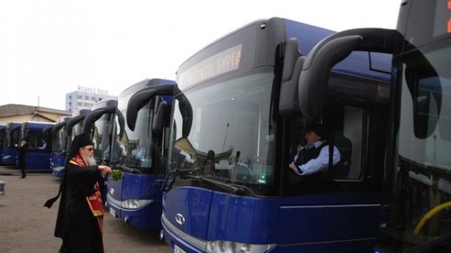 Утре бургазлии ще се возят безплатно с нови автобуси (Снимка)
