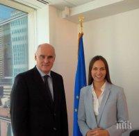 Ева Паунова се срещна с посланика на ЕС към ООН Жоао Вале де Алмейда в Ню Йорк