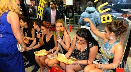 срамота пияни англичанки въргалят улиците ливърпул празнуват женски ден повръщано потресаващи снимки