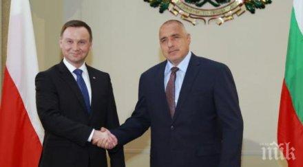 борисов българия полша имат отлични двустранни отношения