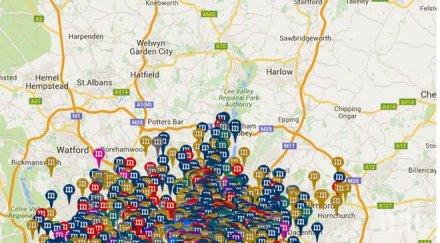 карта показва можете бъдете убити