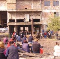 Съкратените миньори от рудник „Черно море” отново на протест