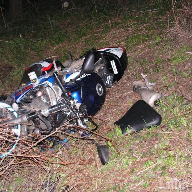 Мъж пострада при катастрофа с мотор във Врачанско