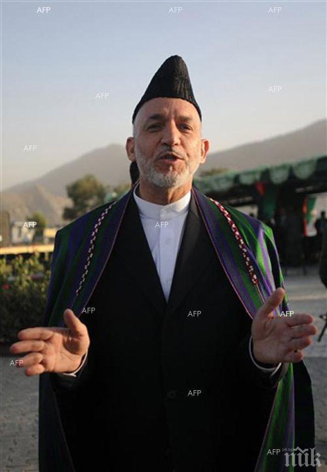 Хамид Карзай: Санкциите срещу Русия няма да бъдат успешни