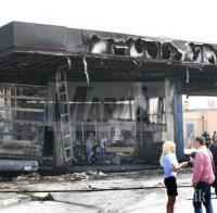 Шофьорът на ТИР-а, който се вряза в бензиностанция излезе от болницата