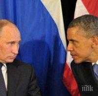 Обама се обърна към Путин с молба да окаже натиск върху властите в Сирия