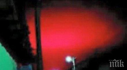 небето салвадор почервеня хората ужасиде краят света