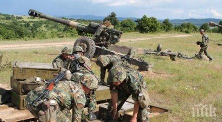 учебен полигон корен проведоха реални стрелби