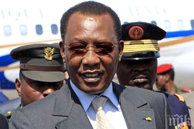 Идрис Деби спечели пети пореден мандат като президент на Чад