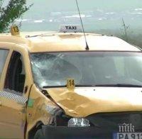 Човек е загинал при тежка верижна катастрофа между четири автомобила на пътя Микре – Сопот