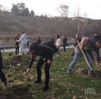 Засадиха 121 дръвчета в Алеята но новия живот в Димитровград