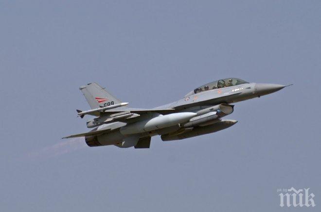 Норвежки изтребител стреля по погрешка стреля по контролна кула