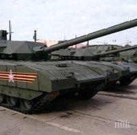 Помпат руската армия със 100 танка 