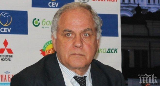 Данчо Лазаров запази властта във волейбола