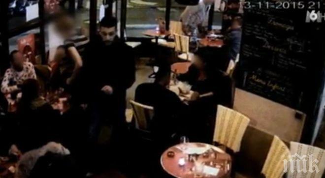 Шокиращи кадри! Вижте как се взривява един от парижките атентатори (ВИДЕО 18+)
