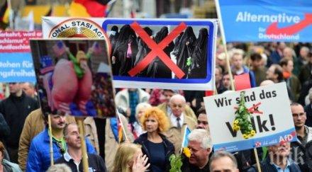 екшън щутгарт сблъсъци около конгреса популистката afd германия