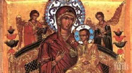 чудотворната светогорска икона пристига софия